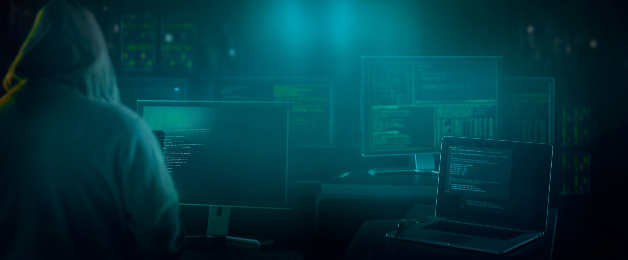 dark web hooded hacker